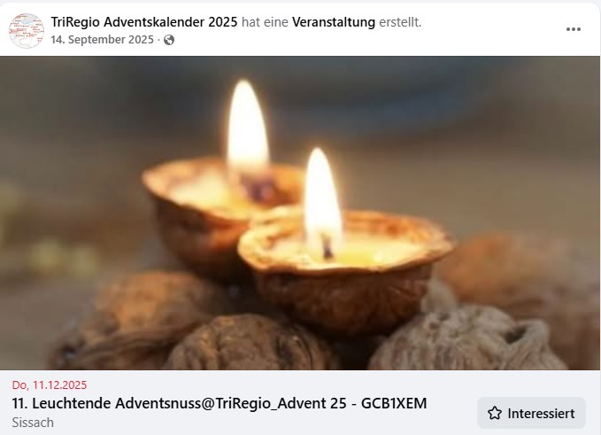 11. Leuchtende Adventsnuss@TriRegio_Advent 25