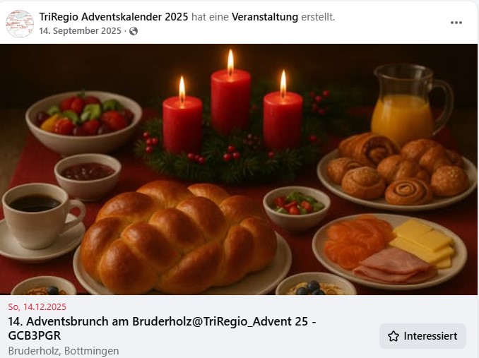14. Adventsbrunch am Bruderholz@TriRegio_Advent 25
