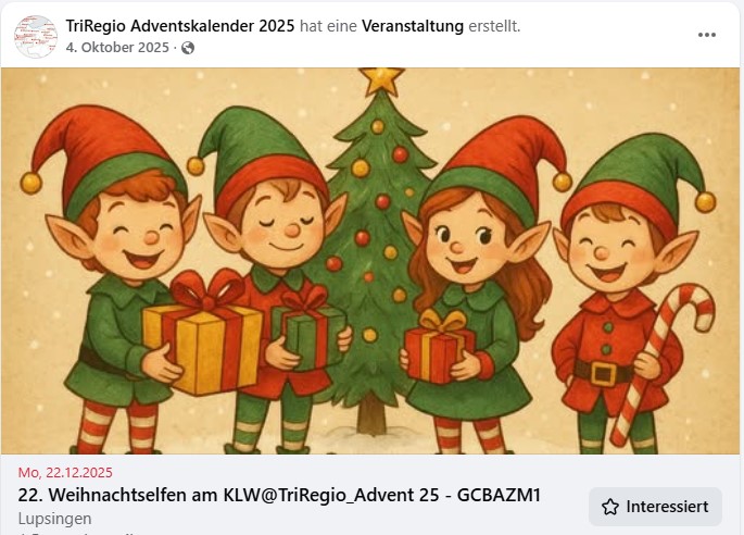 22. Weihnachtselfen am KLW@TriRegio_Advent 25
